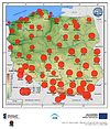 Prawdopodobieństwo wystąpienia dnia z burzą w maju